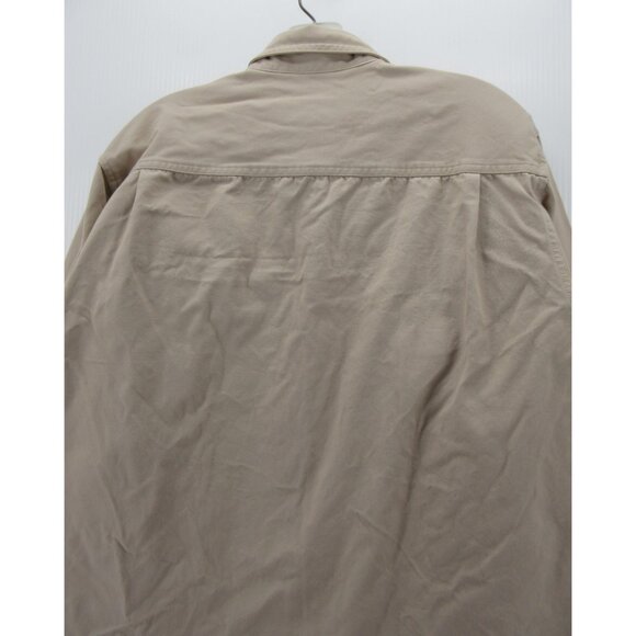 VINTAGE Cabelas Shirt Large Heavyweight Field Hunting Shooting 90s * - Picture 10 of 14